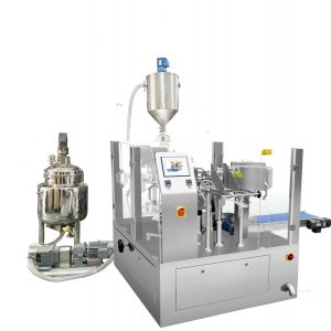 Automatyczne, gotowe opakowanie do napełniania worków z wypełniaczem tłokowym do cieczy i pasty