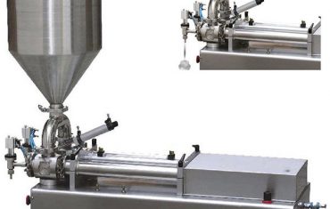 napełniacz tłokowy z podwójną głowicą do lepkiej cieczy