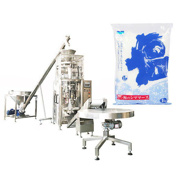 Pionowa maszyna do napełniania formularzy z kubkiem objętościowym do soli