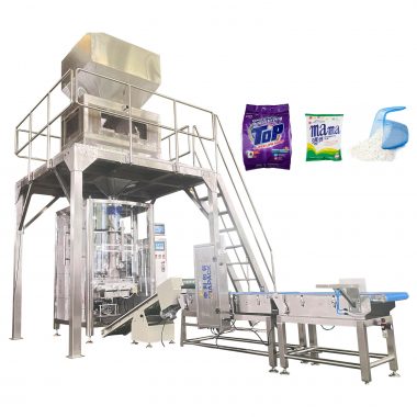 Automatyczna torebka z proszkiem do detergentu tworząca napełniającą maszynę pakującą